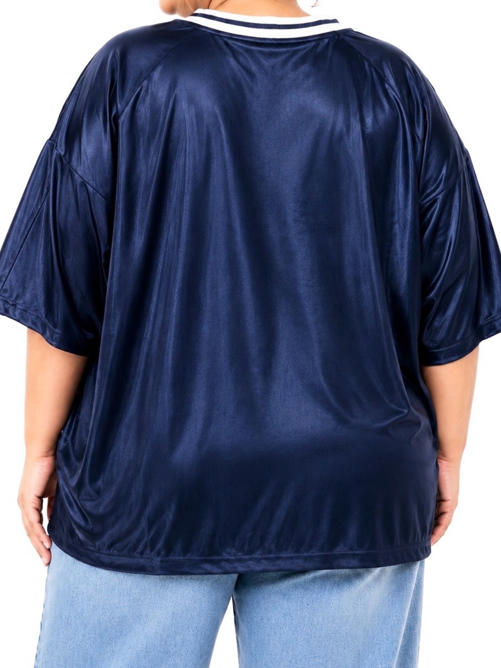 Brooklyn Oversized Jersey Tee
Size 3X - Navy NWT - Picture 2 of 5